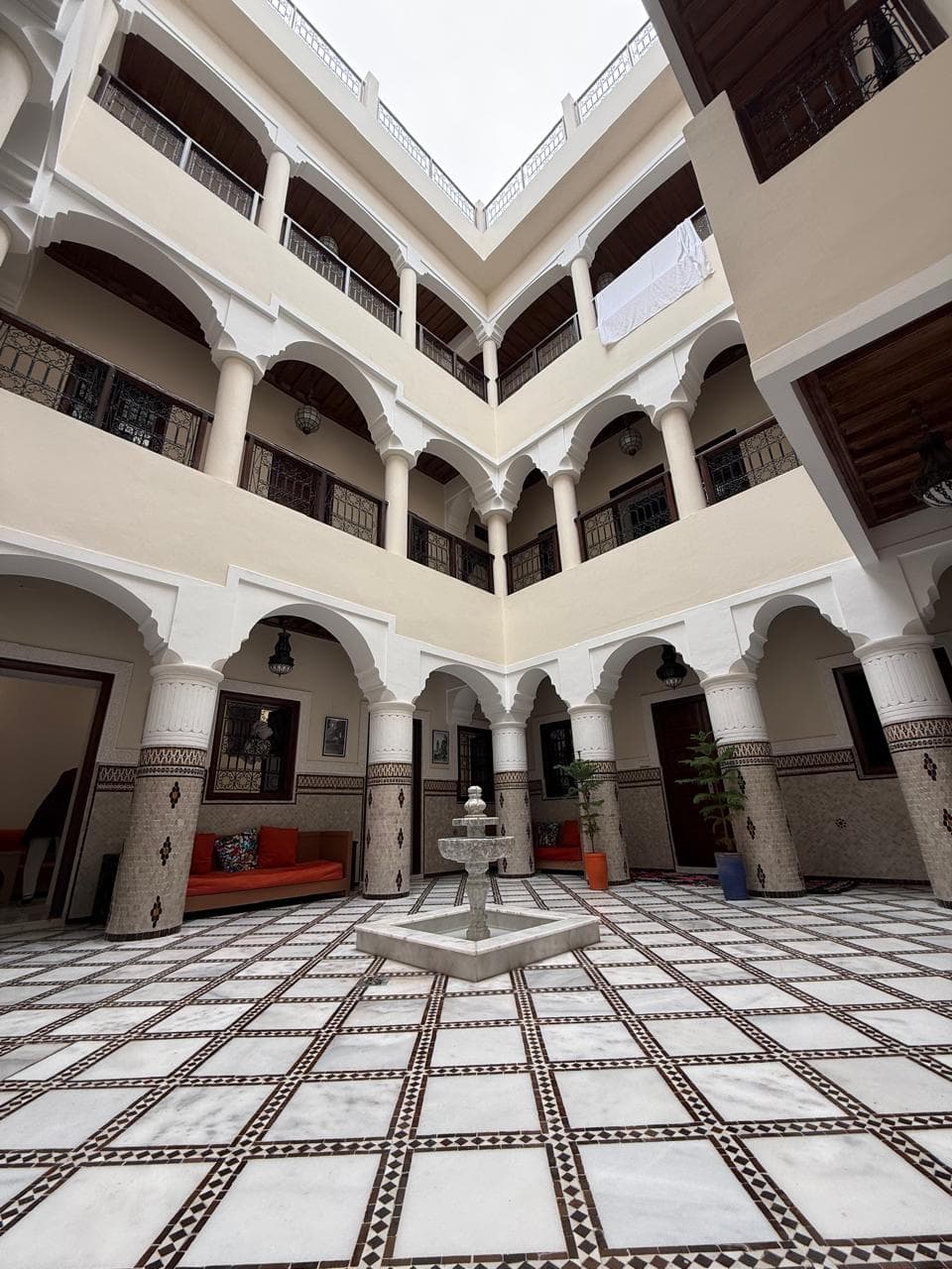 Spacious riad room in Marrakech