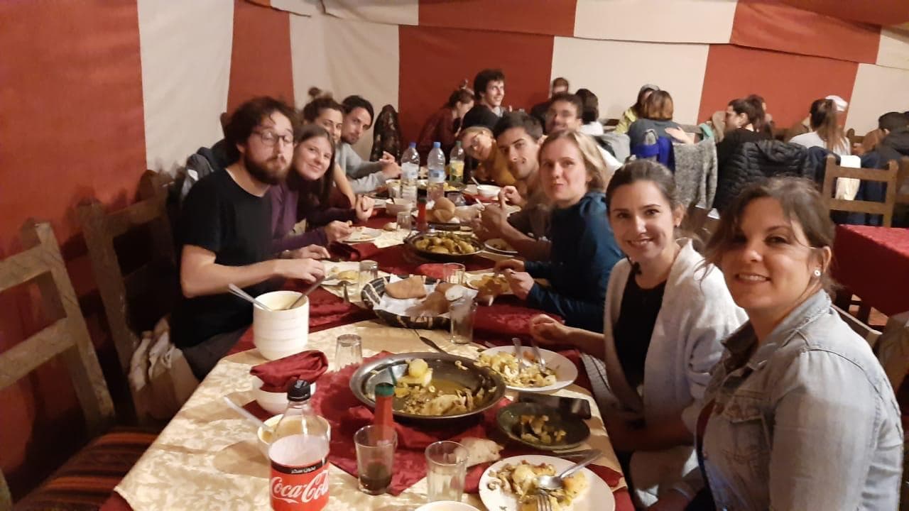 Happy Travelers Group Photo in Riad